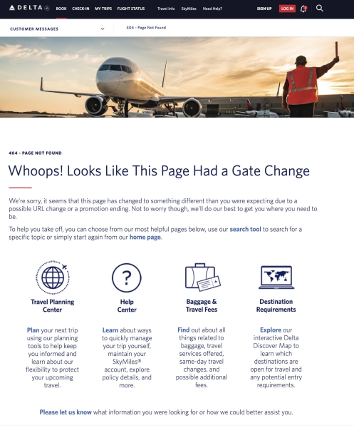 404 страницы: Лучшие практики и примеры от 50-ти мировых брендов