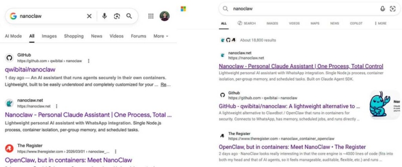 Создатель NanoClaw проиграл SEO-битву против сайта-подделки